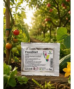 Florastart - Stimulator de înflorire și legare fructe cu Bor, Molibden, Fosfor și Potasiu, 5 GR, 