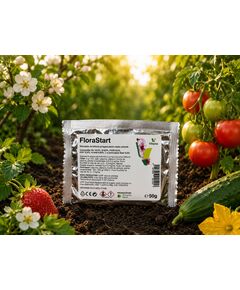 Florastart - Stimulator de înflorire și legare fructe cu Bor, Molibden, Fosfor și Potasiu, 50GR, 
