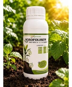 Ingrasamant lichid AGROFOLISEM , BIO NPS 15-2-2 CARBON, 500 ml, 